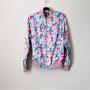 Floral Bomber Jacket Small